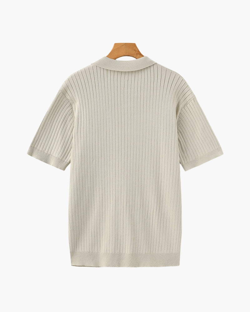 Premium Ribbed Polo | Savile & Co.