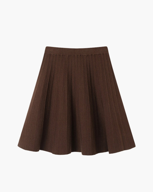 Oxford Pleated Wool Mini | Savile & Co.
