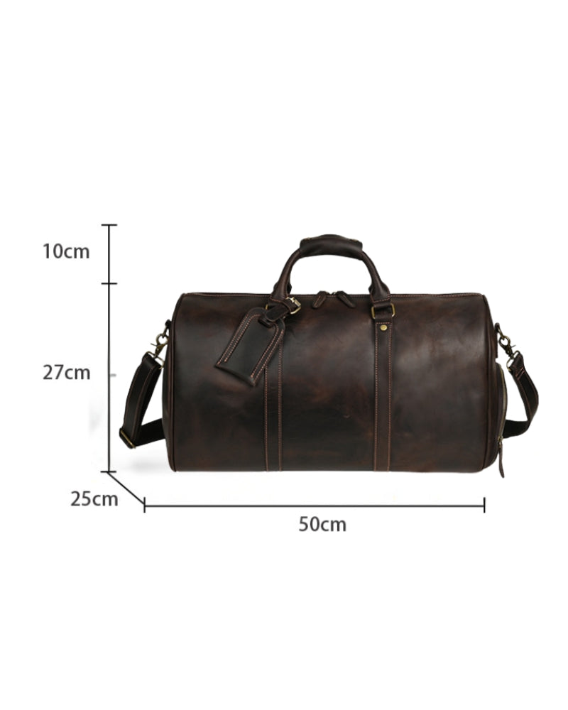 Montague Leather Duffle | Savile & Co.