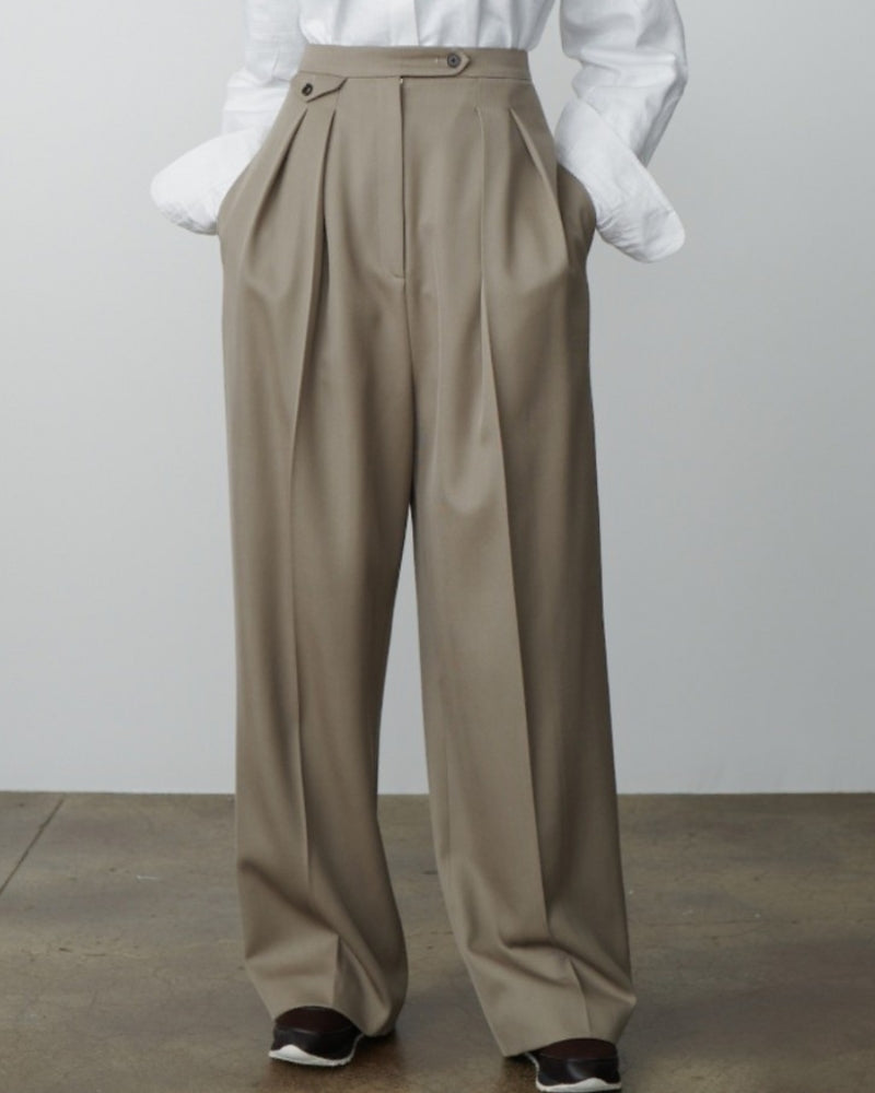 Woolen Oversized Pantalon | Savile & Co.