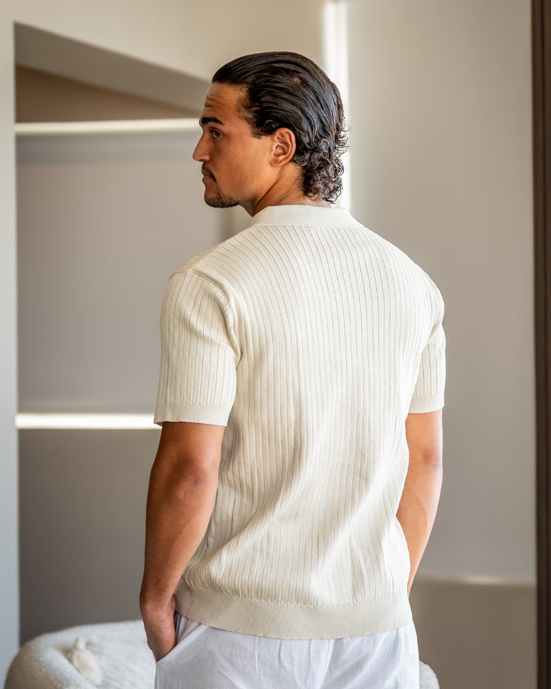 Premium Ribbed Polo | Savile & Co.