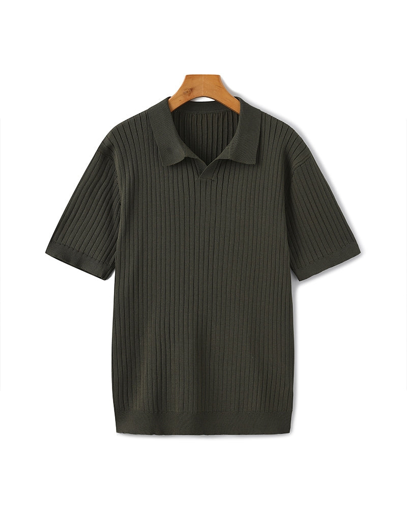 Premium Ribbed Polo | Savile & Co.
