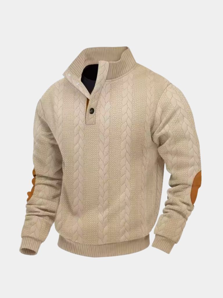 Timberline Long Collar Knit Sweater | Savile & Co.