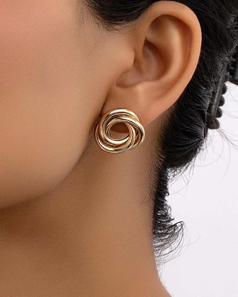 Aurelia Knot Studs | Savile & Co.