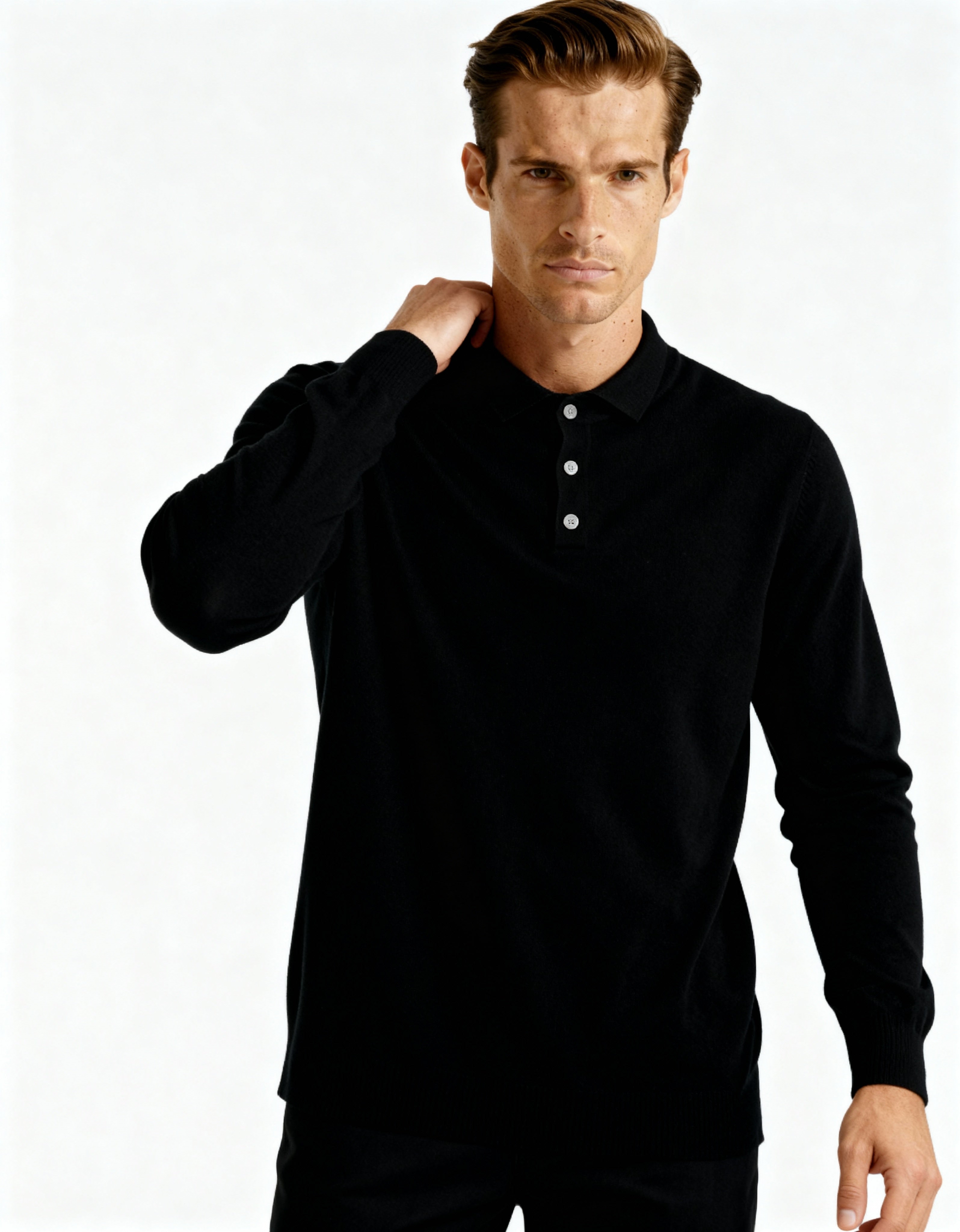 100% Cashmere Polo | Savile & Co.