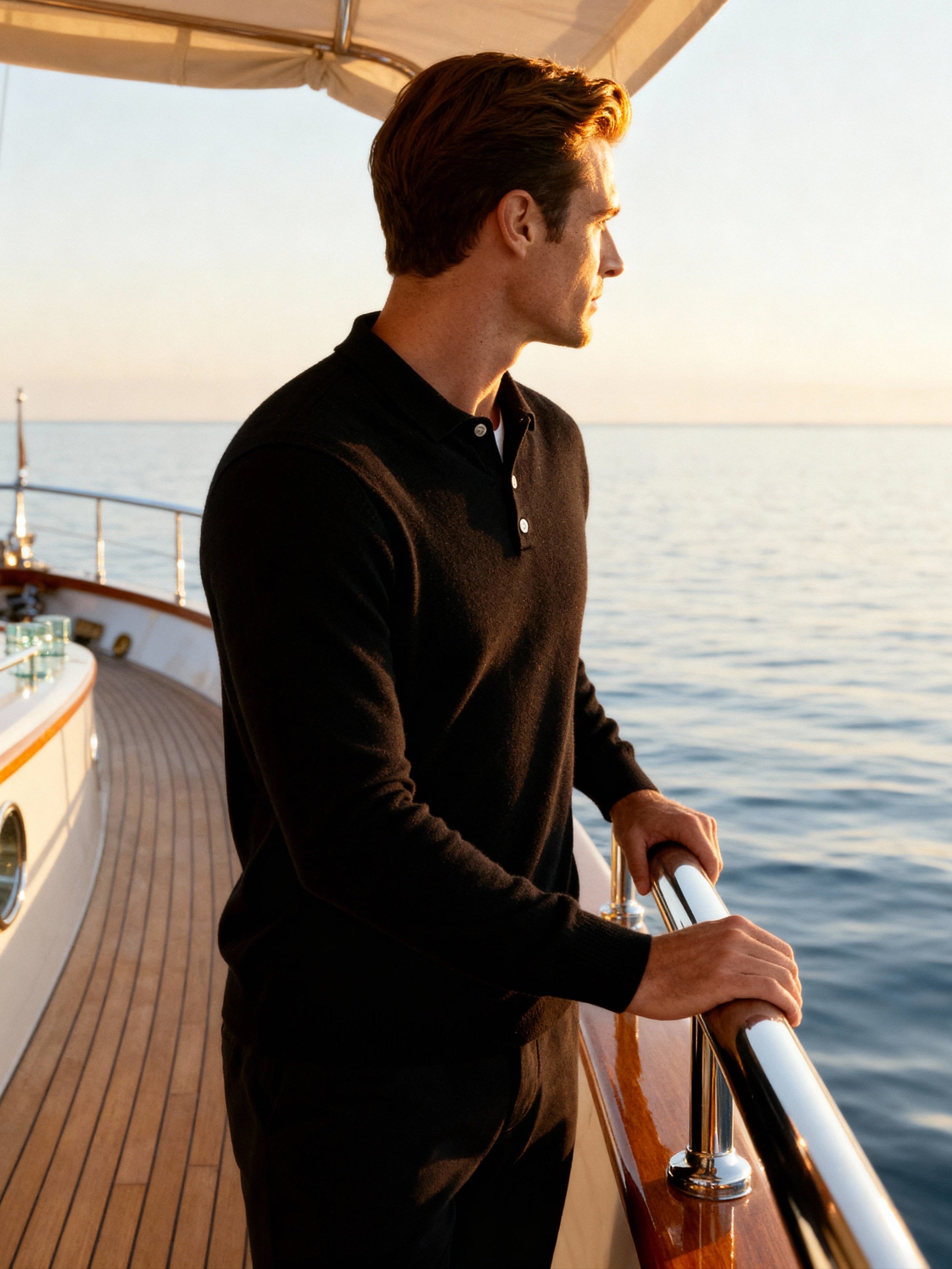 100% Cashmere Polo | Savile & Co.