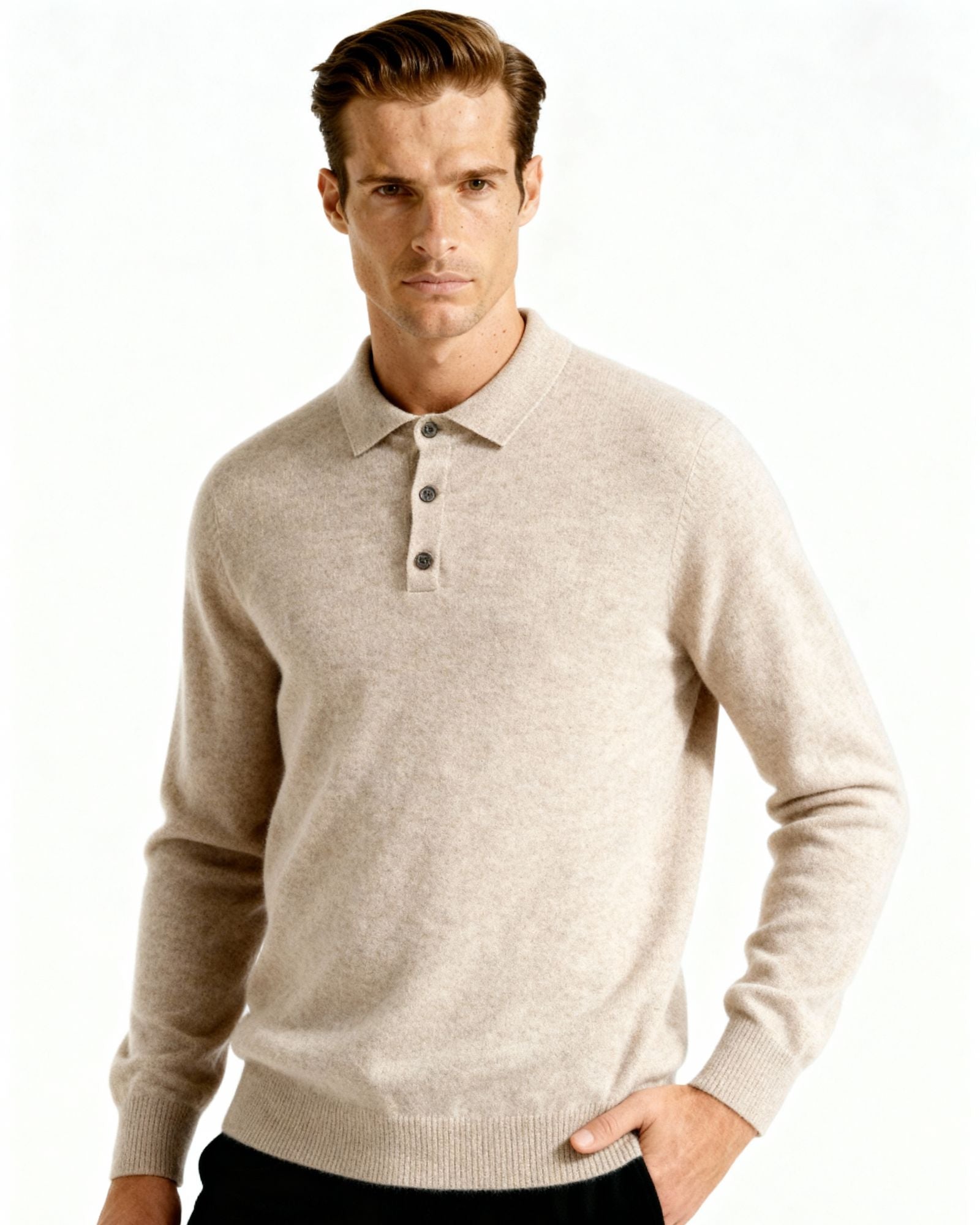 100% Cashmere Polo | Savile & Co.