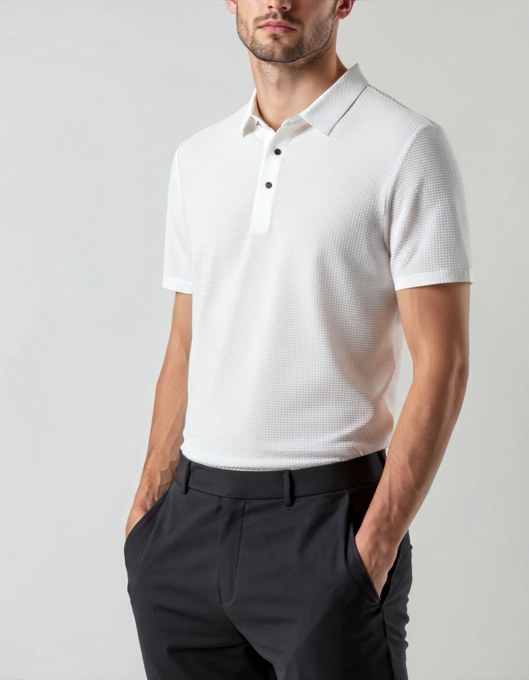 Prestigio Silk Polo (Anti-Wrinkle) | Savile & Co.