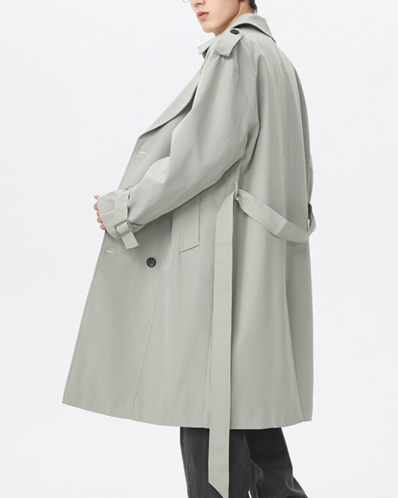 Classic Double-Breasted Trench Coat | Savile & Co.