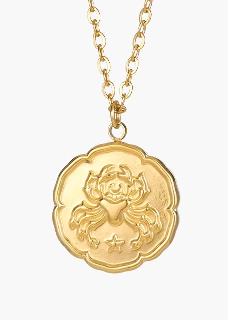 Zodiac Sign Necklace - Gold | Savile & Co.