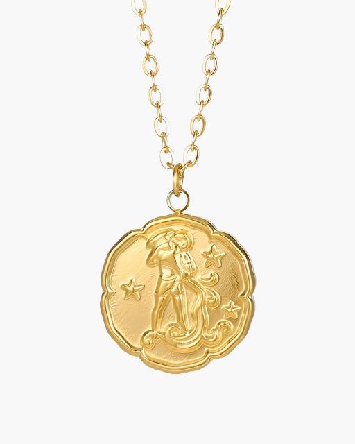 Zodiac Sign Necklace - Gold | Savile & Co.