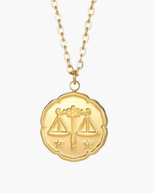 Zodiac Sign Necklace - Gold | Savile & Co.