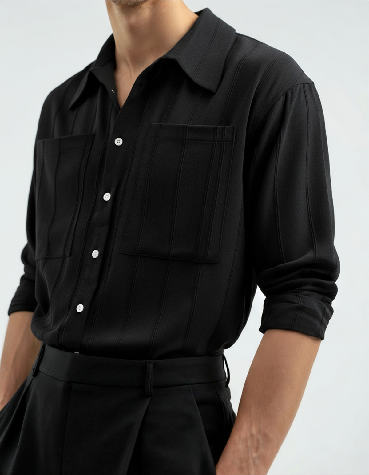 ST Tropez Ribbed Shirt | Savile & Co.