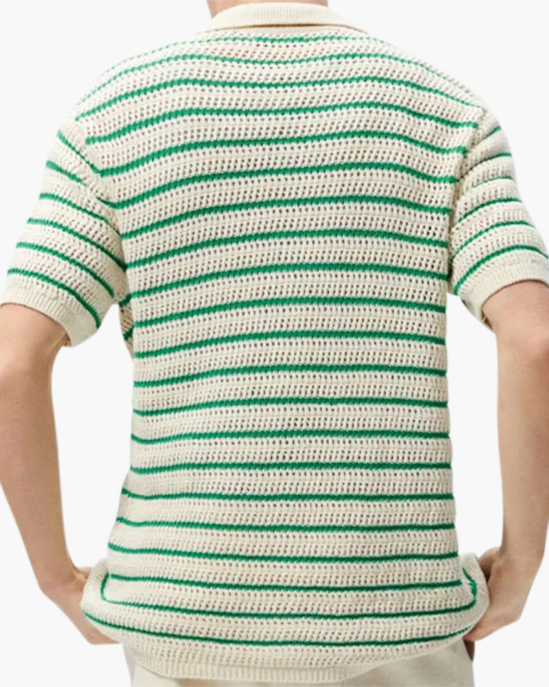 Marbella - Knitted Button Shirt | Savile & Co.