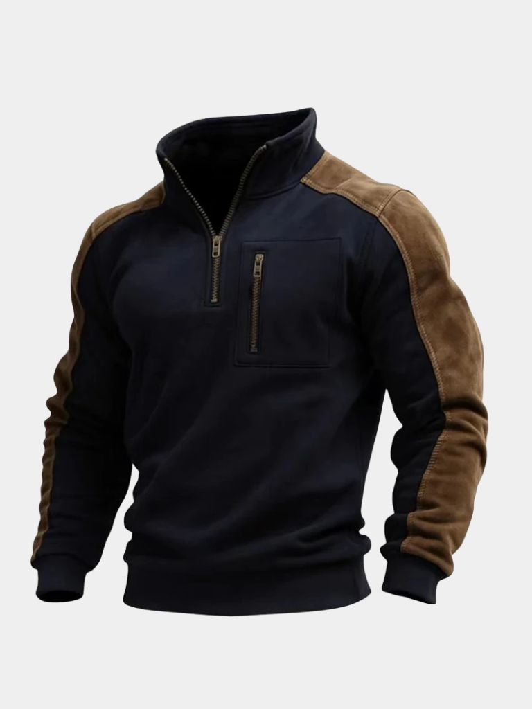 Urban Explorer High Collar Quarter Zip Pullover | Savile & Co.
