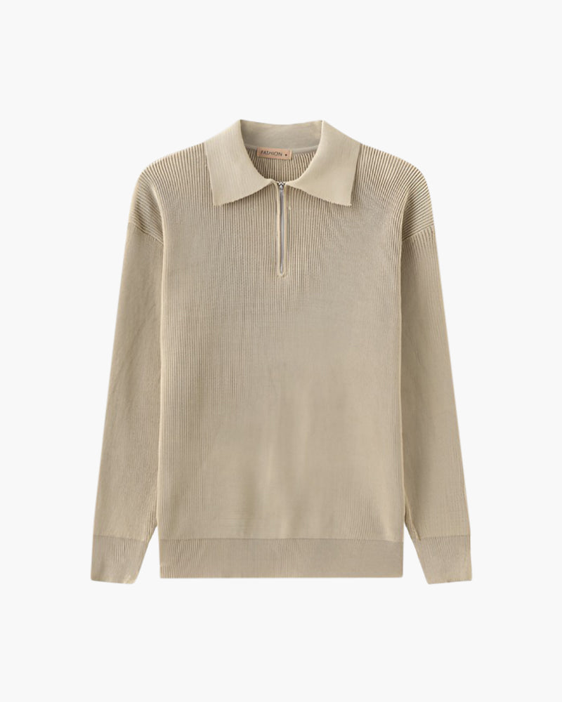 Cesare Half Zip Sweater | Savile & Co.
