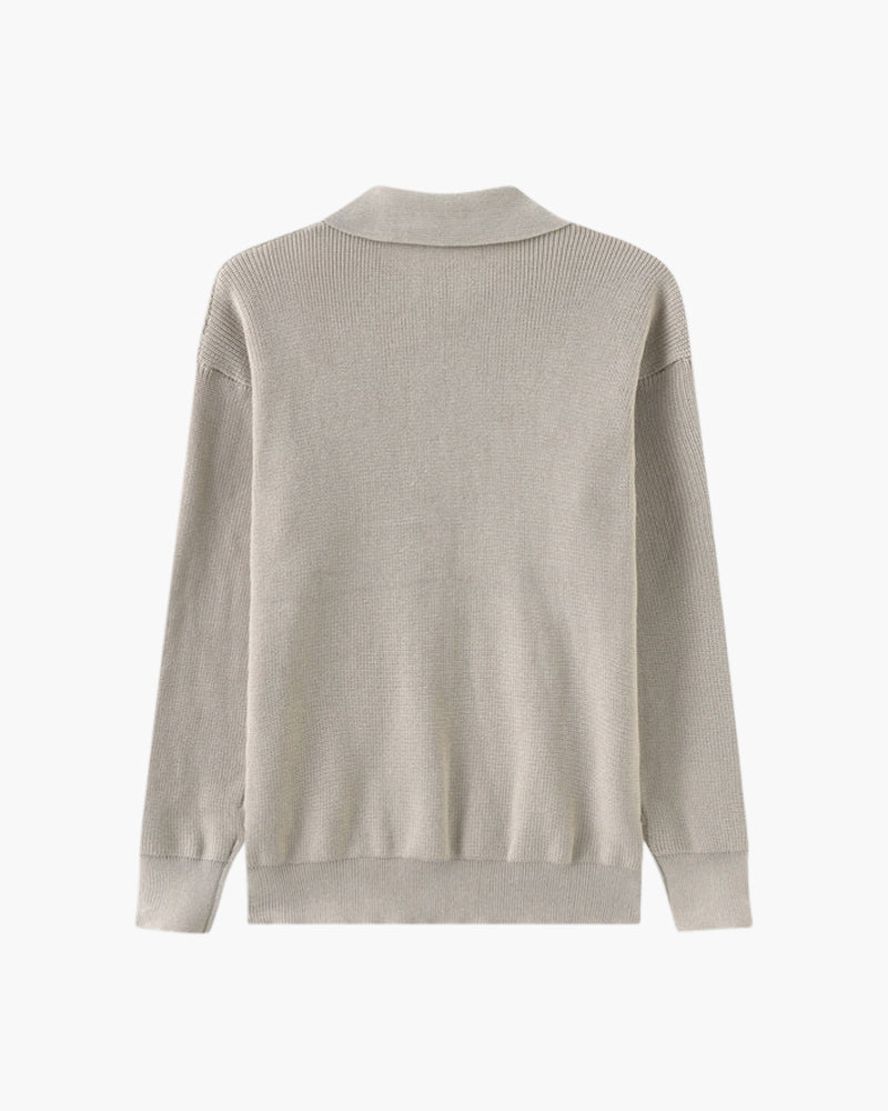 Cesare Half Zip Sweater | Savile & Co.