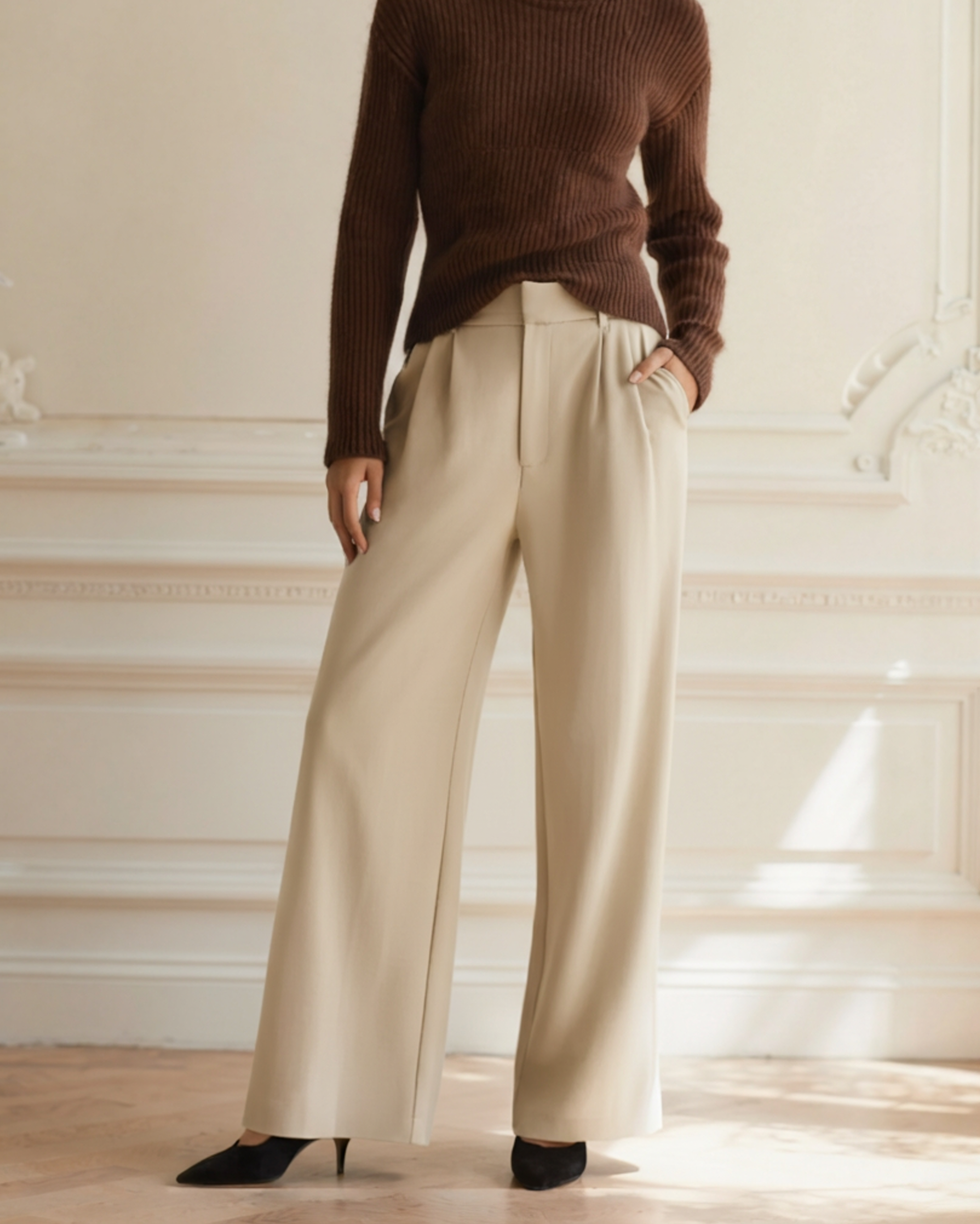 Serena Wide-Leg Trousers | Savile & Co.