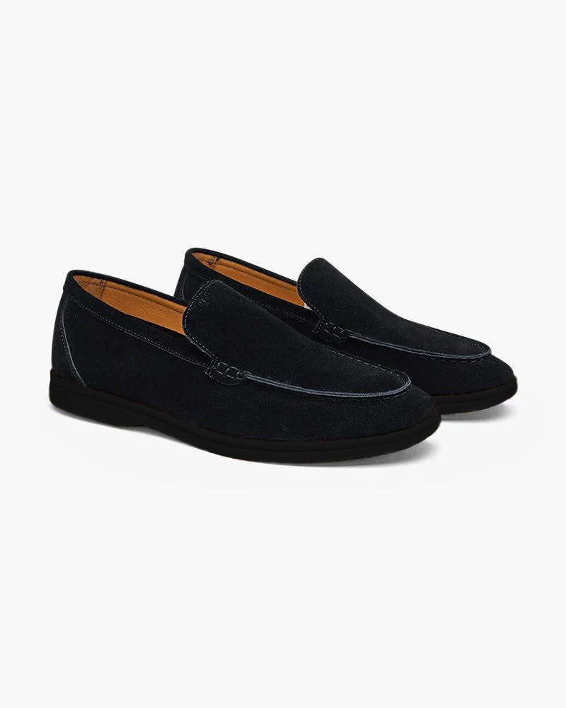Premium Suede Loafers - Black Soles | Savile & Co.