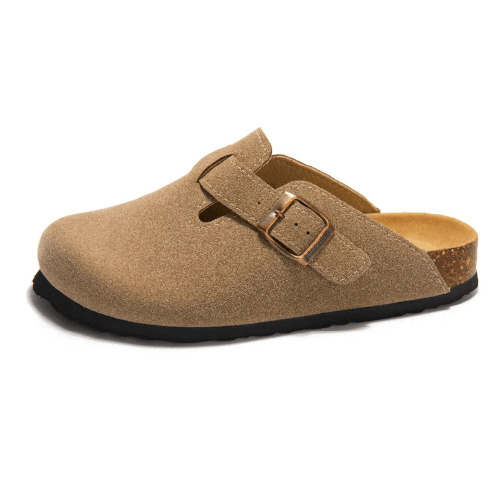 Suede Clog - Sand | Savile & Co.