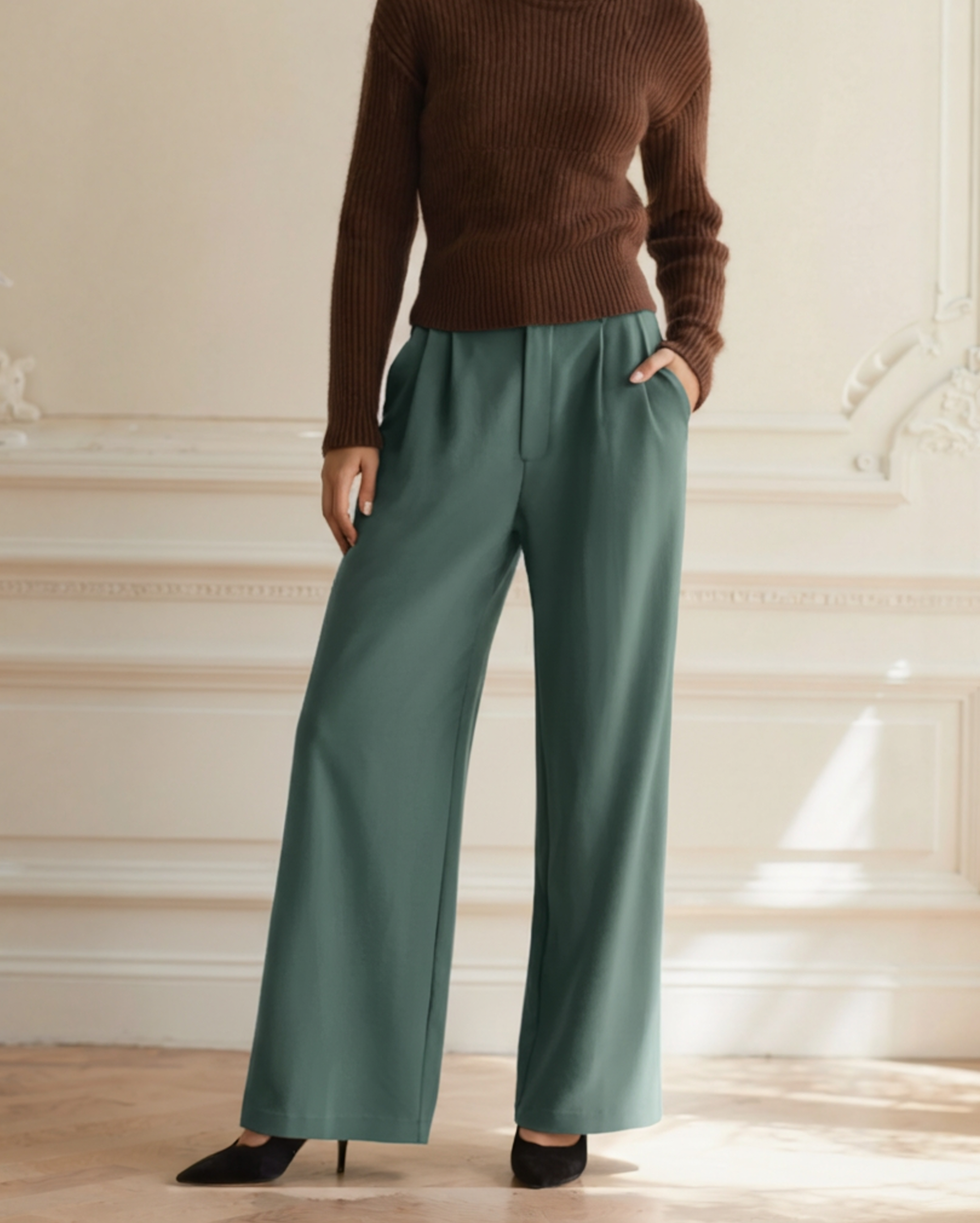 Serena Wide-Leg Trousers | Savile & Co.