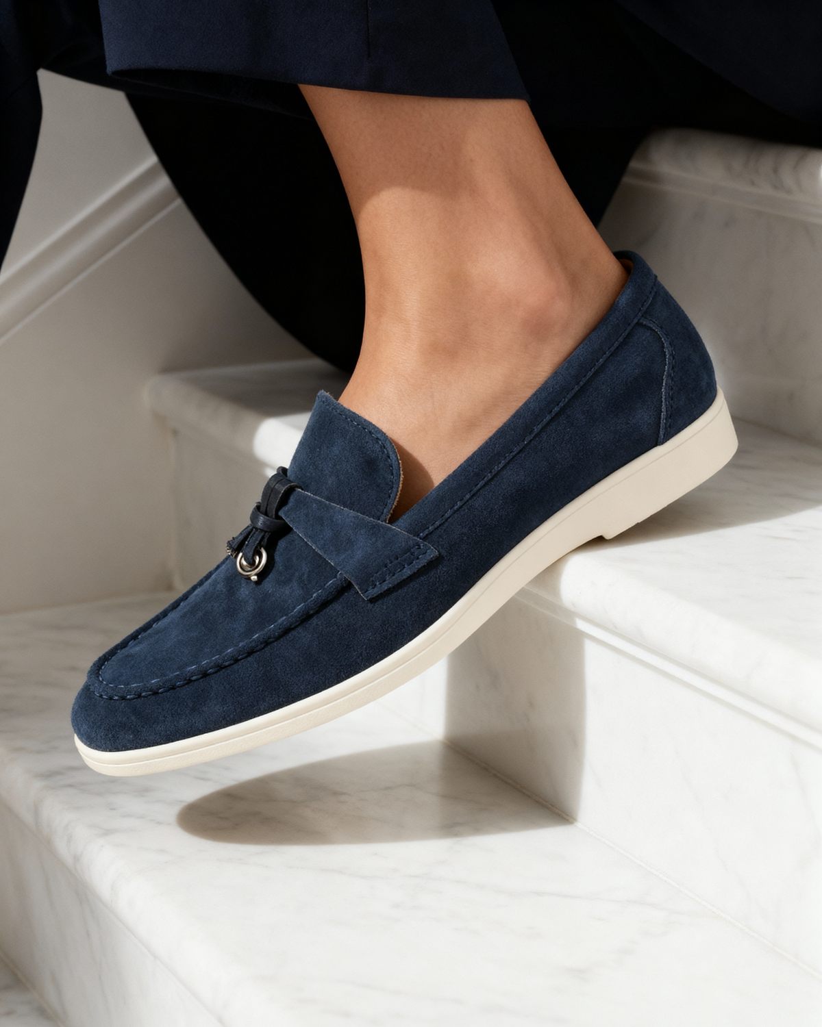 Suede Lady Loafers | Savile & Co.