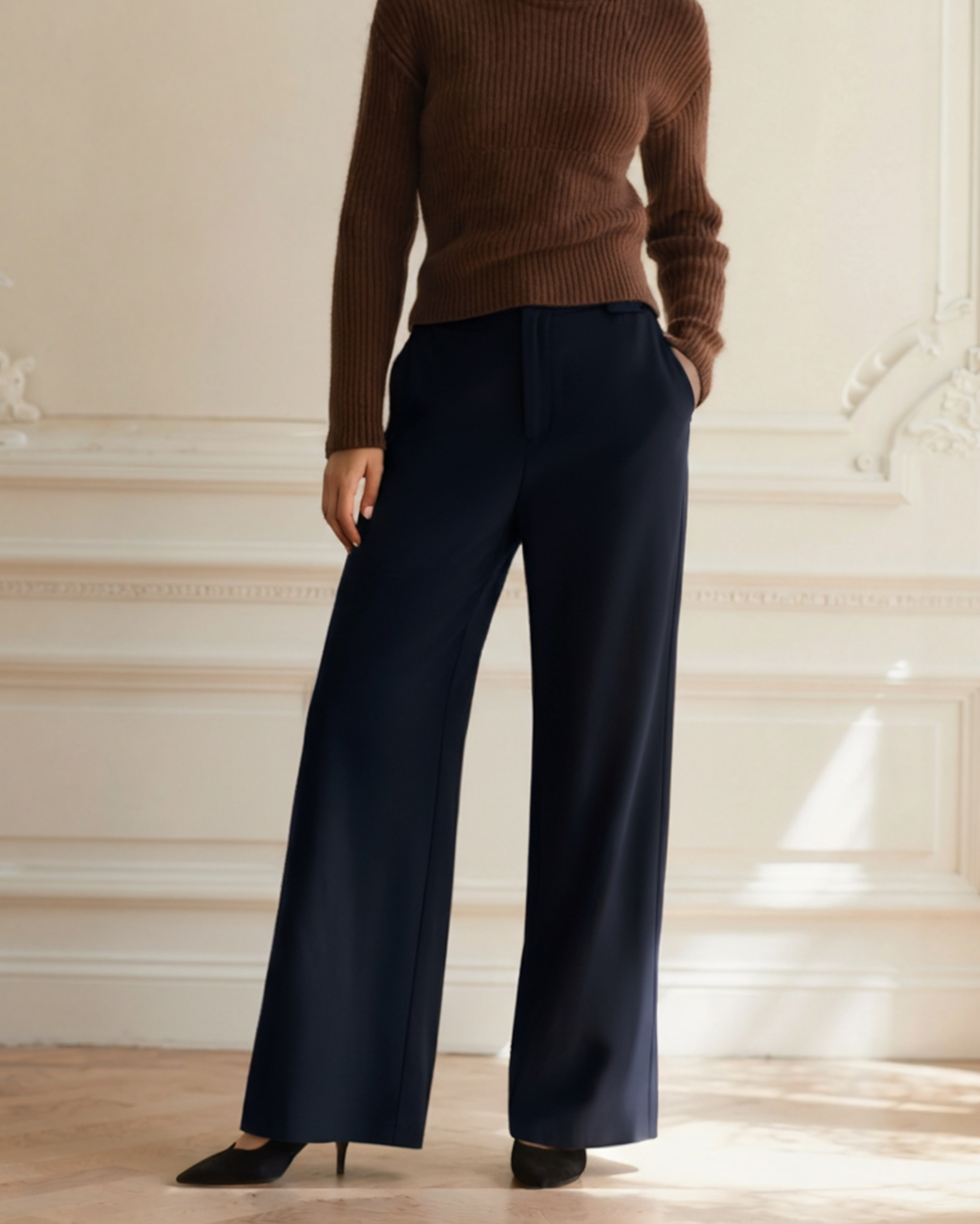 Serena Wide-Leg Trousers | Savile & Co.