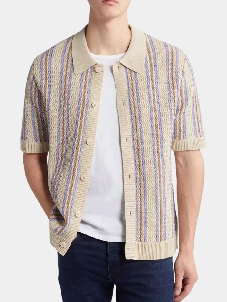 Atlantic Frame Knit Polo | Savile & Co.