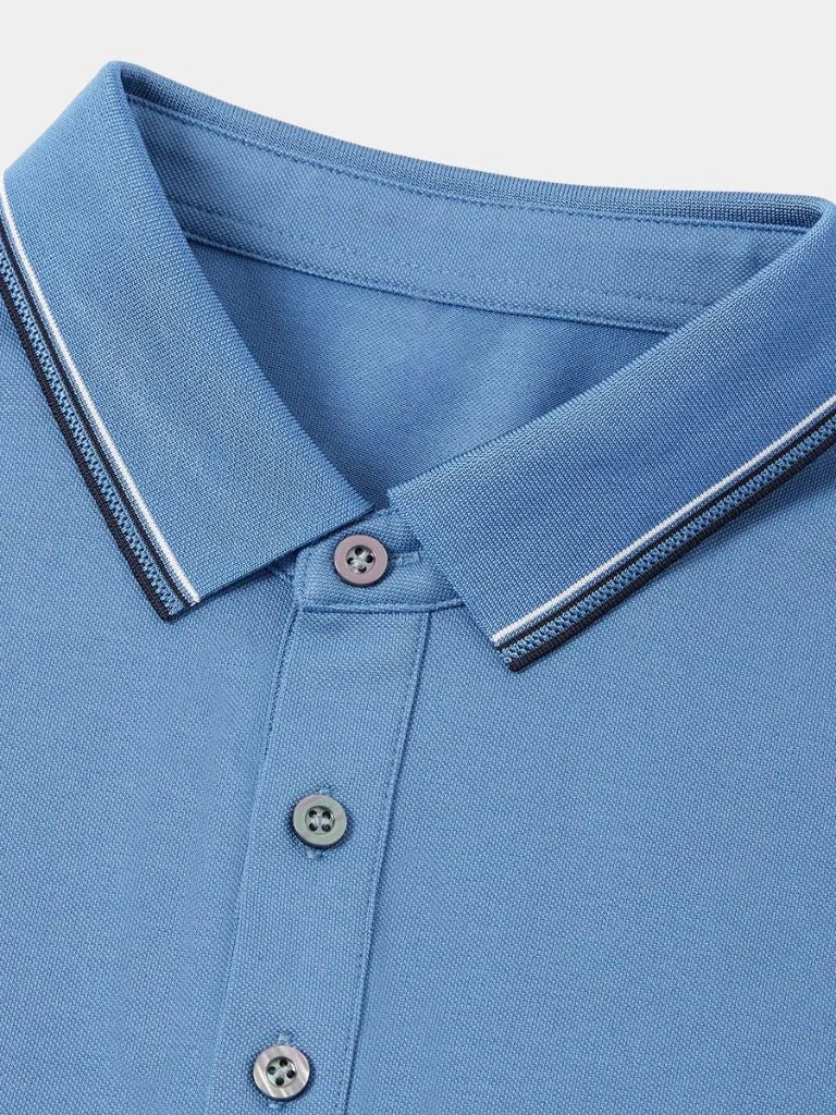 Azure Classic Polo | Savile & Co.