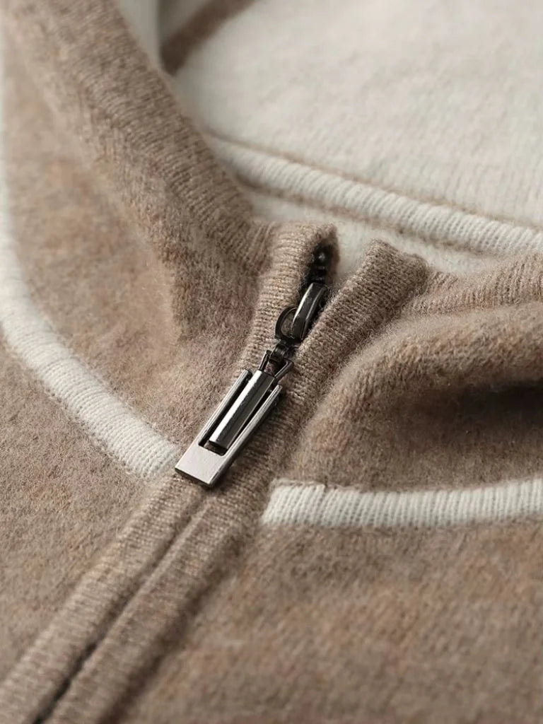 Belvoir Taupe Cashmere Set | Savile & Co.