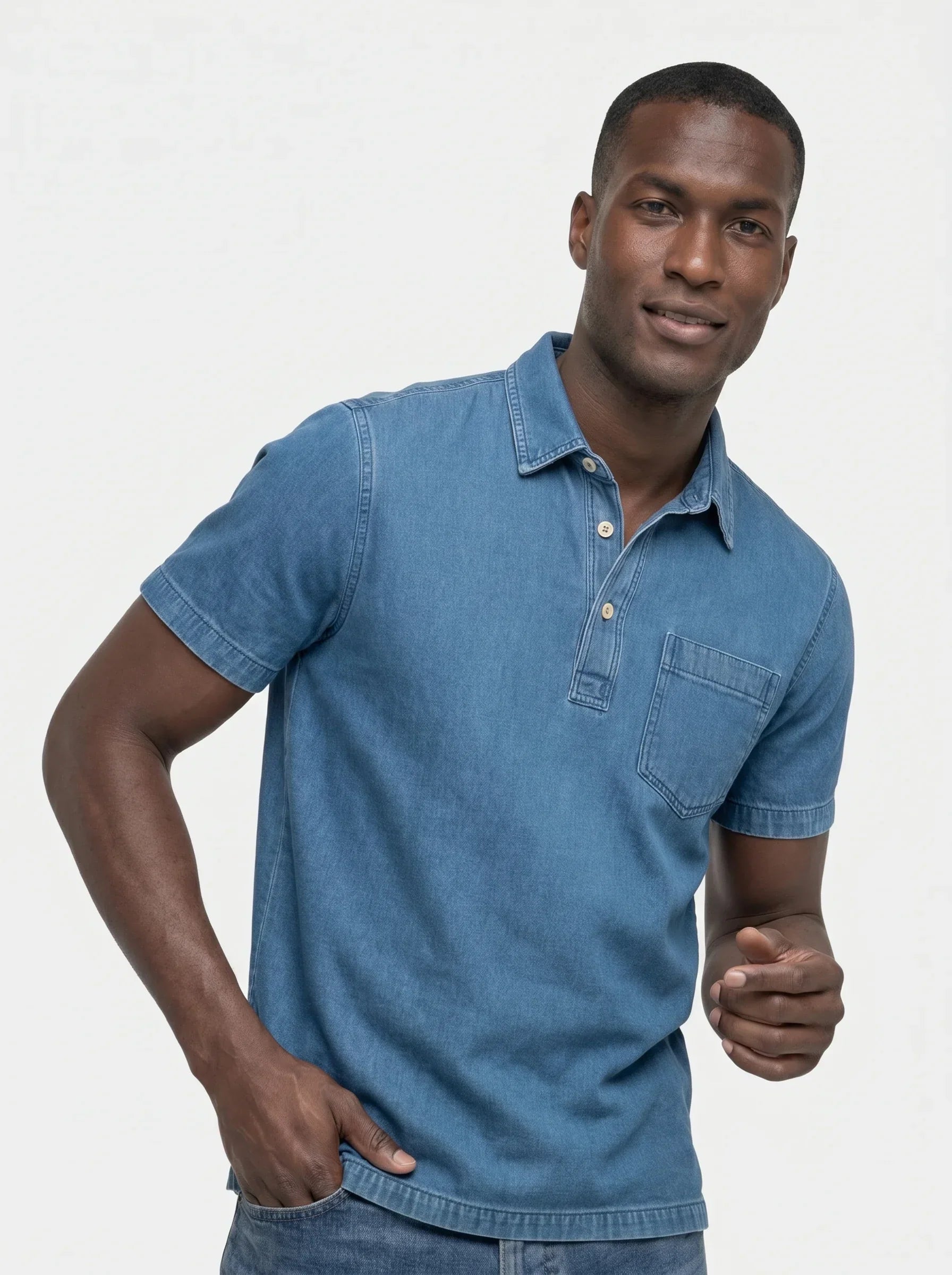 Bethlehem Blues Polo Shirt | Savile & Co.
