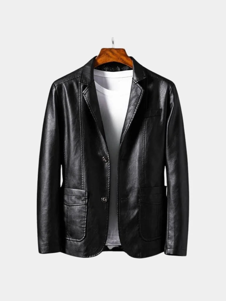 Bold Caramel Leather Jacket | Savile & Co.