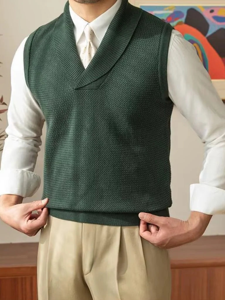British Knit Vest Waistcoat | Savile & Co.