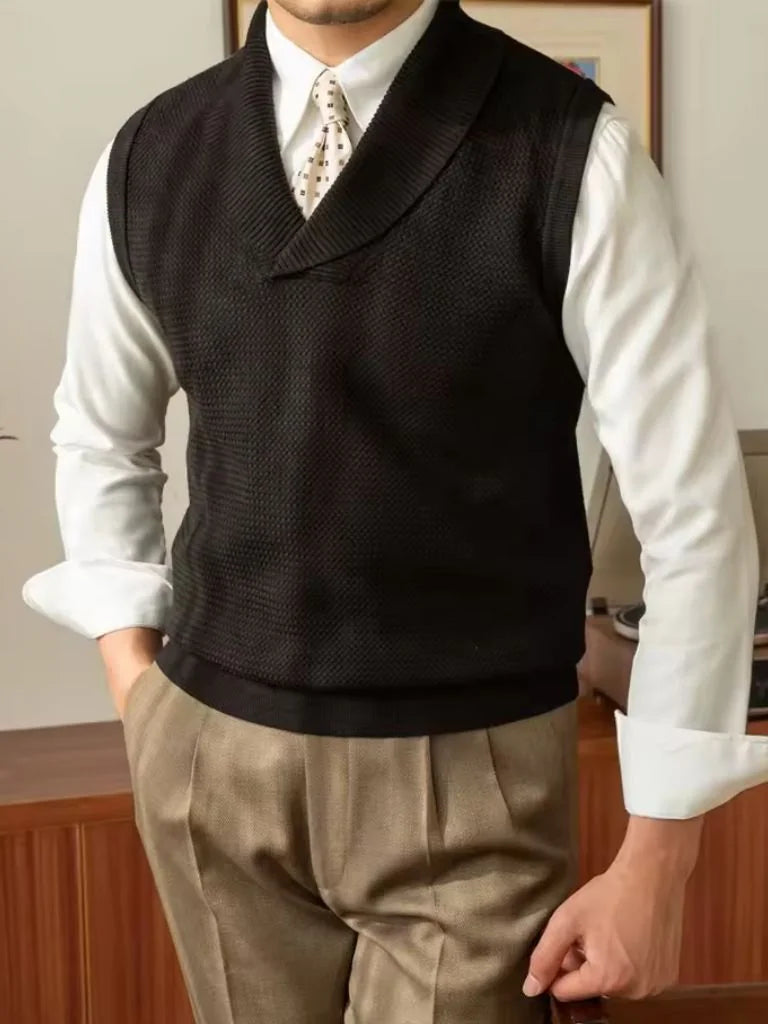 British Knit Vest Waistcoat | Savile & Co.