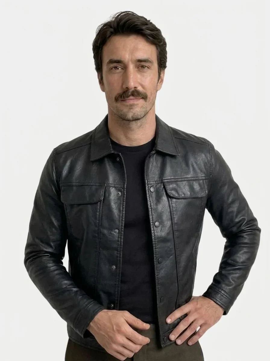 Bronze Rebel Leather Jacket | Savile & Co.