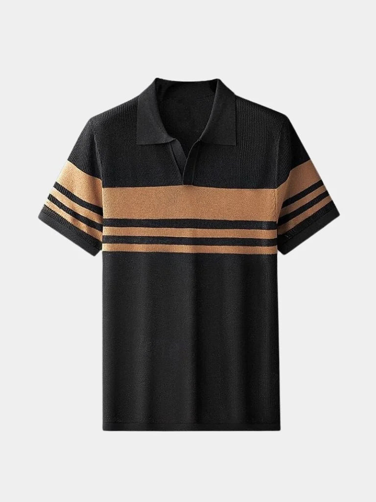 Caramel Lineage Polo | Savile & Co.