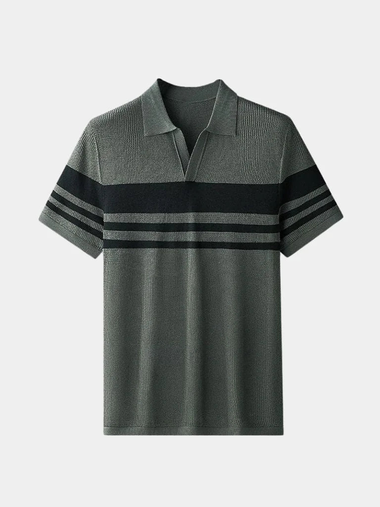 Caramel Lineage Polo | Savile & Co.