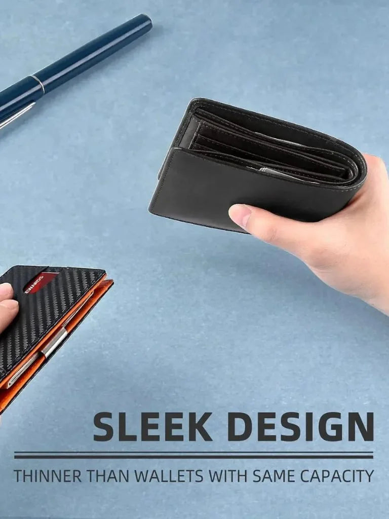 Carbon Fiber Anti RFID Minimalist Wallet | Savile & Co.