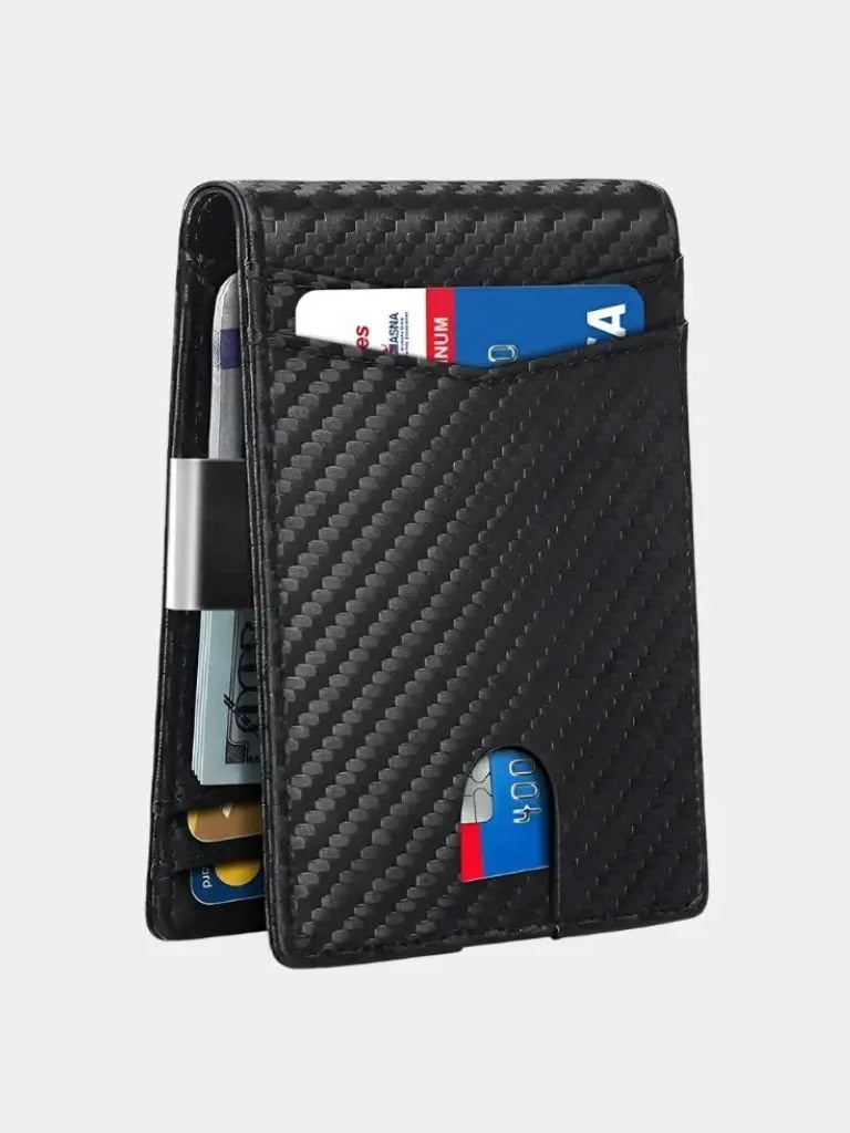 Carbon Fiber Anti RFID Minimalist Wallet | Savile & Co.