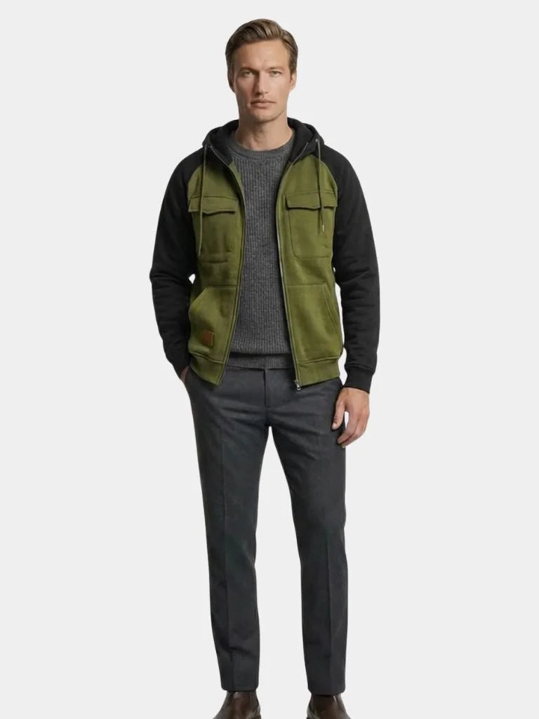 Cargo Trek Zip Hoodie | Savile & Co.