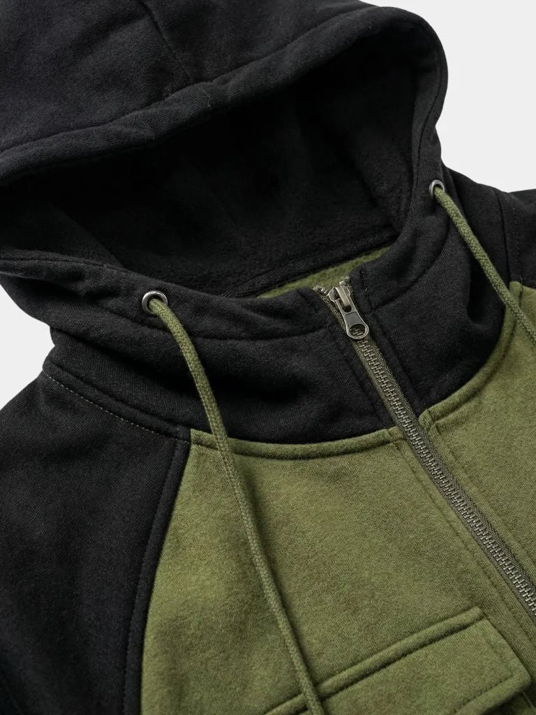 Cargo Trek Zip Hoodie | Savile & Co.