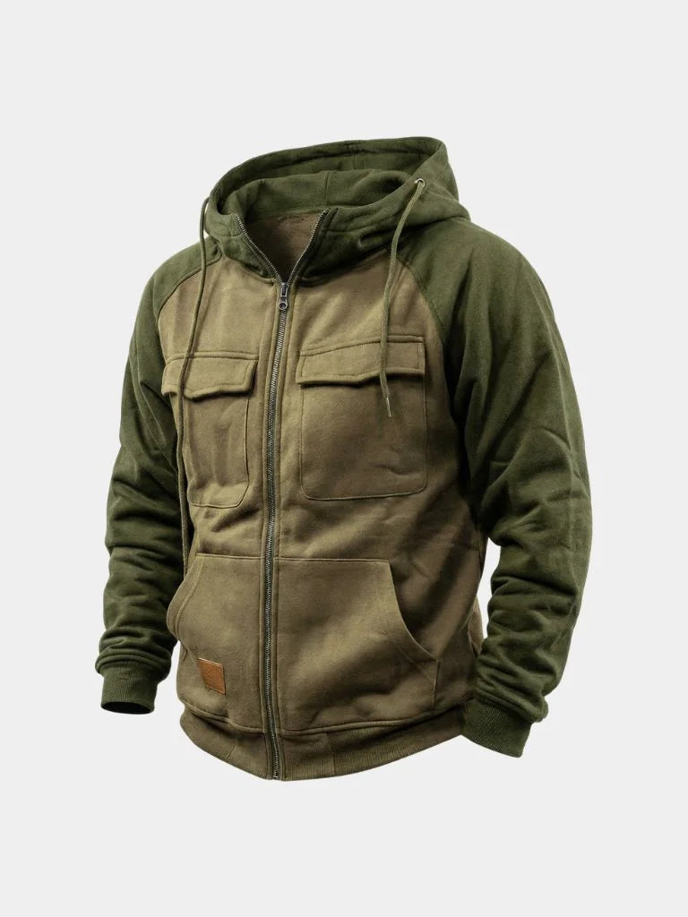 Cargo Trek Zip Hoodie | Savile & Co.