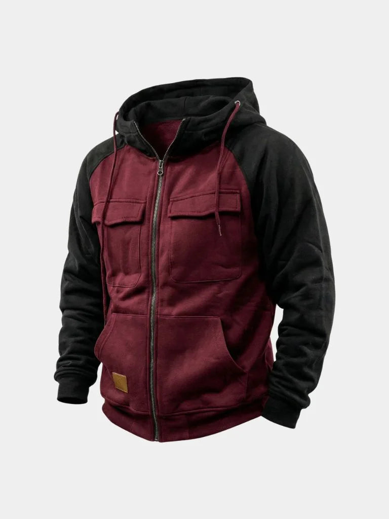 Cargo Trek Zip Hoodie | Savile & Co.