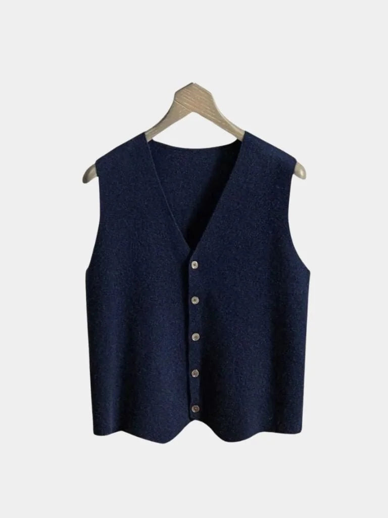 Cashmere Cardigan Vest | Savile & Co.