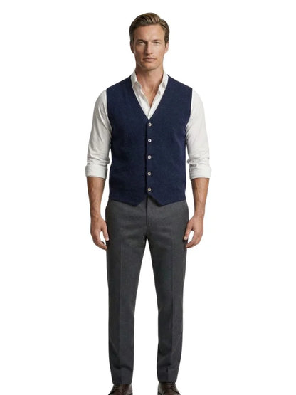 Cashmere Cardigan Vest | Savile & Co.