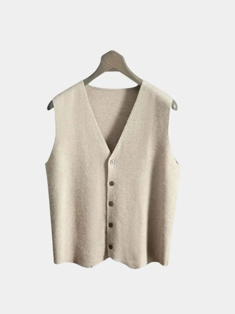 Cashmere Cardigan Vest | Savile & Co.