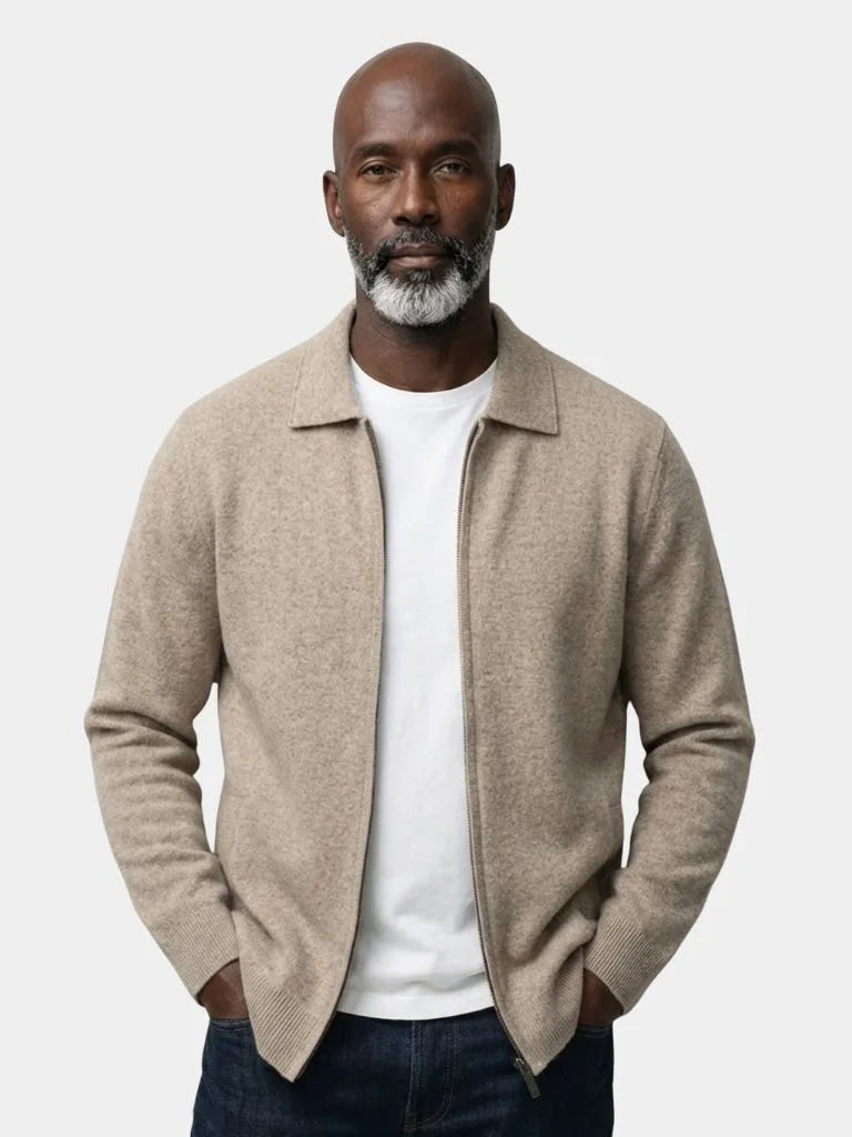 Cashmere Heritage Knit Jacket | Savile & Co.