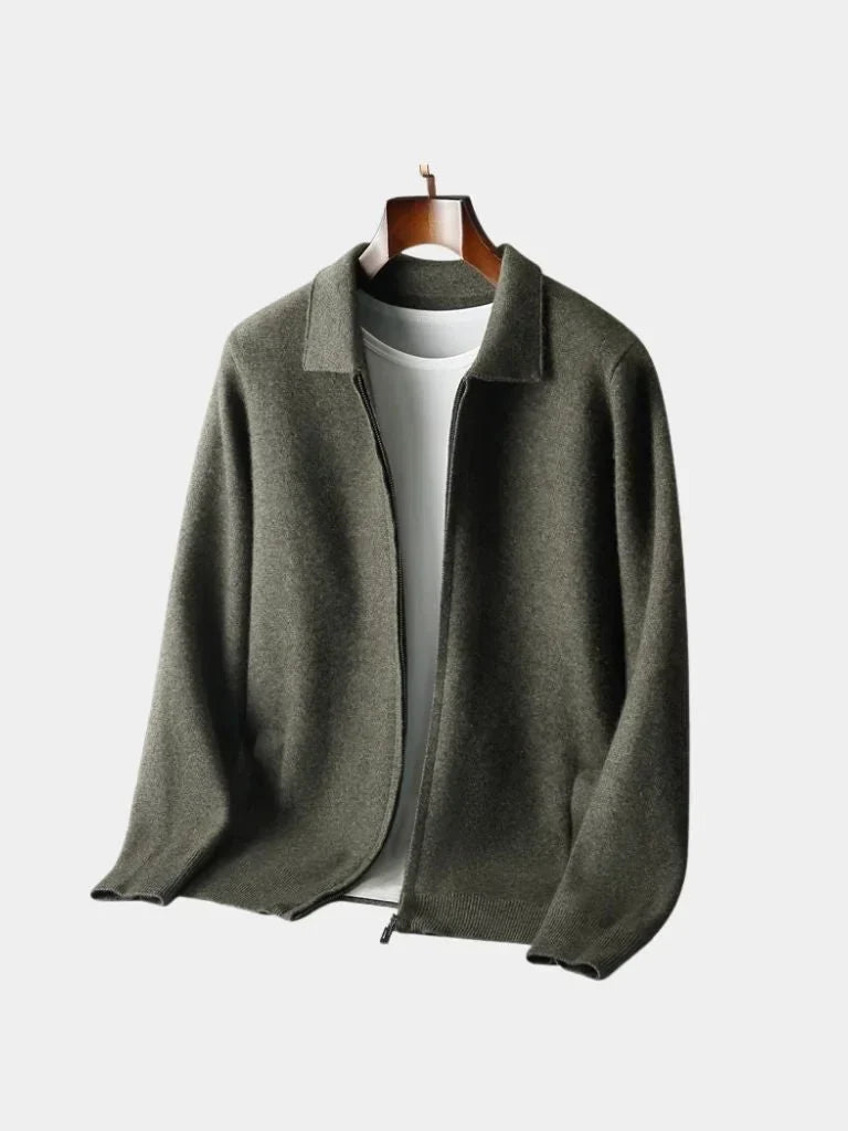 Cashmere Heritage Knit Jacket | Savile & Co.