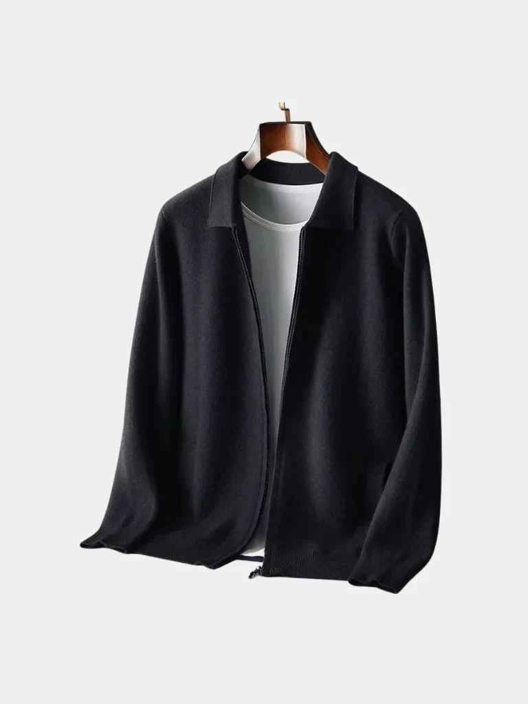 Cashmere Heritage Knit Jacket | Savile & Co.
