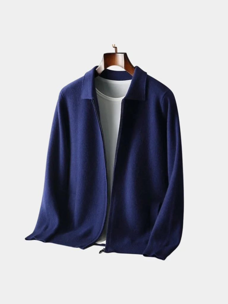 Cashmere Heritage Knit Jacket | Savile & Co.